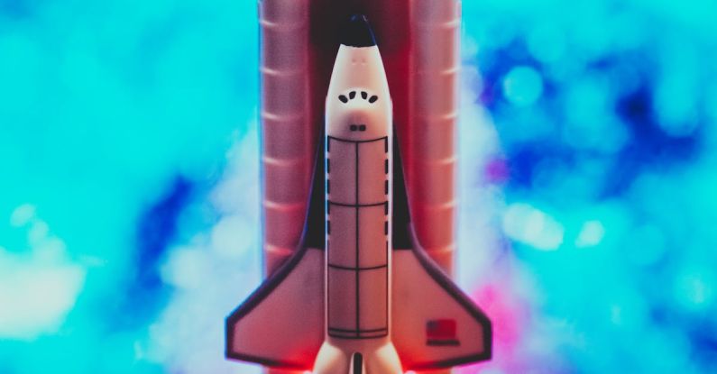 Lightbulb Rocket - Editorial Photo Of Red Rocket Ship