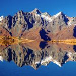 Mirror Lake - Landscape of Brown Mountain and Lake