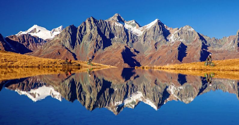Mirror Lake - Landscape of Brown Mountain and Lake
