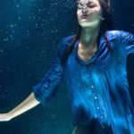 Bubbles Breathe - Underwater Photography of Woman