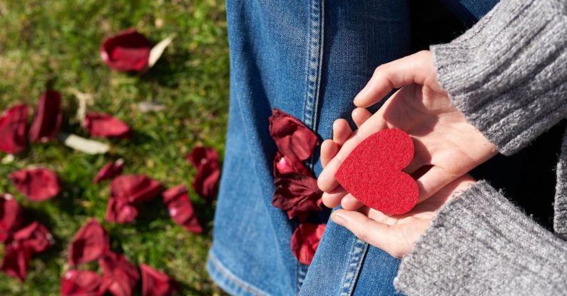 Hands Heart - Person Holding Heart Shaped Cut Out