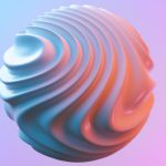 Phone Hologram - Render of Textured Ball