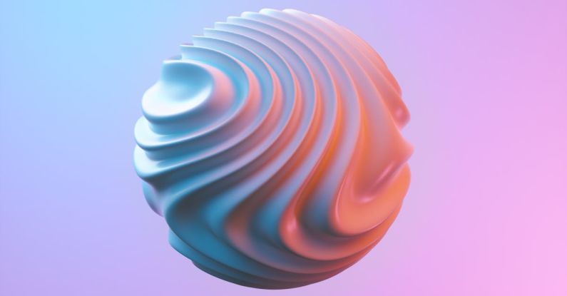 Phone Hologram - Render of Textured Ball