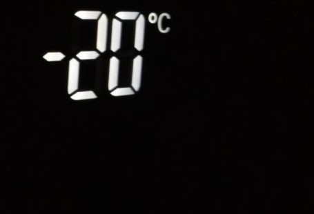 Lock Digital - Digital Device Showing Negative 20 Degrees