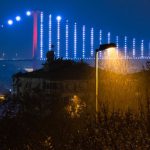 Bridge Fog - Night time bridge lights