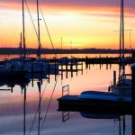 Boat Sunrise - Hafenabend