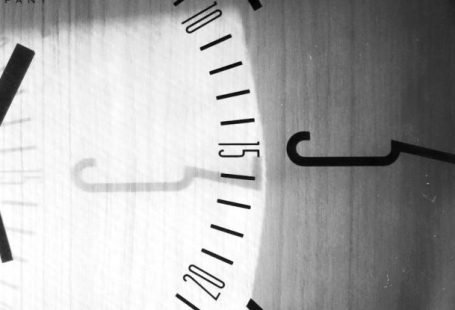 Clock Workout - A black and white photo of a clock